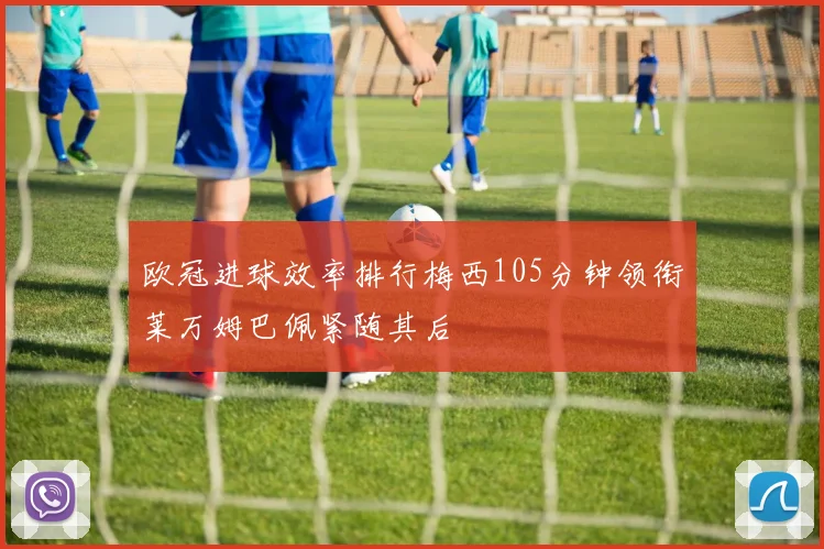 欧冠进球效率排行梅西105分钟领衔莱万姆巴佩紧随其后